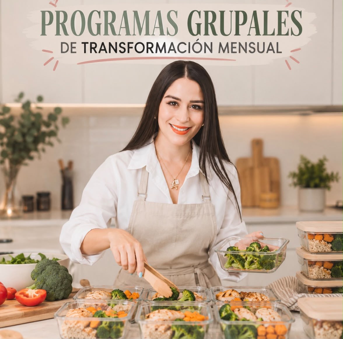Programas grupales de transformación mensual
